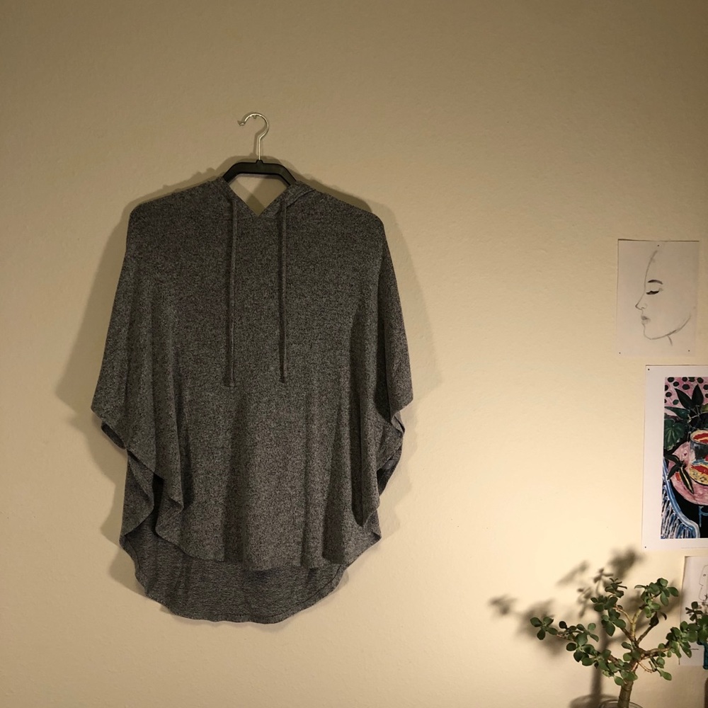 Grey Poncho